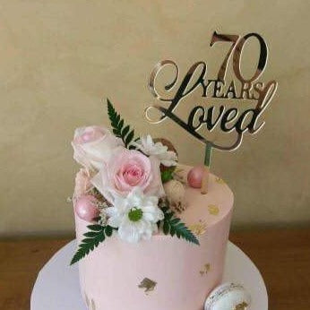 Cake for a 70 year best sale old woman