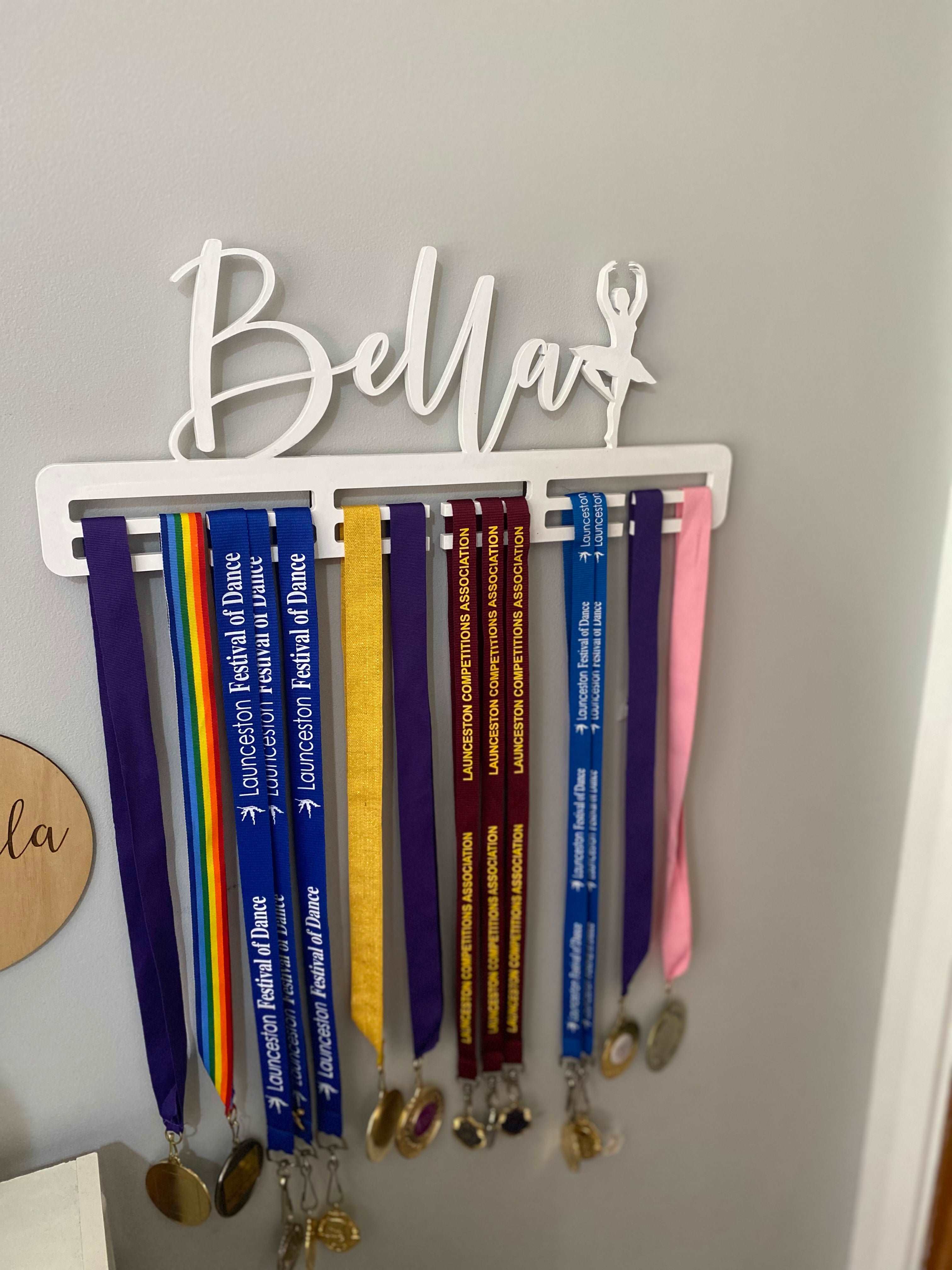 Personalised Medal Hangers | Silver Belle Design